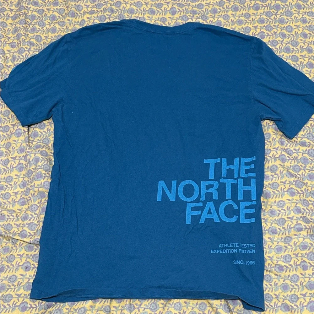The North Face Men's Teal Short Sleeve Tee - Picture 3 of 3